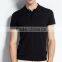 silk cashmere polo shirt short sleeve sweater for men