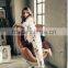 European lasted cotton sleep wear printed short-sleeved trousers with two sets of pajamas suit ladies