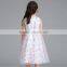 Hot sells kids fancy flower dress baby girl summer dress#LM8803