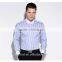 Classic fashion 100% cotton white collar & cuff long sleeve shirt dress men