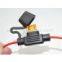 DC Power Cable with Waterproof Mini Automotive Fuse Holder