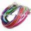 Multi Color Waxed Cord Necklace Lobster Clasp Chain DIY Jewelry Accessories
