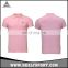 Customized logo sublimation polo shirt,V-neck collar with 100% polyester autumn casual jerseys for women