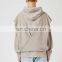 Grey Front And Back Wrap Over Design Hoodie