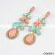 Opal stones ping&mint earrings ivy branch earrings wholesale gold jewelry