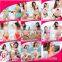 popular girl's bikini set metallic customized swimwear bikini