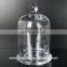 High Quality Clear Glass Container Glass Dome Candle Jar with Glass Cover