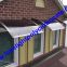 polycarbonate window awning, window canopy, window shed, window covering, door awning, door canopy, DIY awning, DIY shed