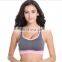 High quality fashionable design customed ladies athletic push up sports bra#1528