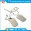 factory custom 50x30mm dog tag blank