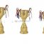 Glory Sports Metal Trophy with Gold Plated for Champion
