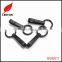 Factory supply 13mm round eye small plastic snap hook for keyring