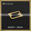 Gold Metal Bag Strap Adjustable Slide Pin Buckle Belt For Bag Hardware