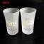 OEM trumpet mouth sandblast frosted shot glass white wine glass