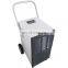 Basement air dryer dehumidifier machine with big wheels and handle
