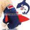 Cute Pet dog Winter Clothes cosplay Overcoat cartoon shark coral fleece