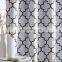 100% Blackout & insulated prinrted curtain with  geometric pattern