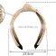 Bohemian Summer Straw Weaving Top Knotted Headband Cross Handmade Wide Hair Hoop Women Girls Elastic Hair Bands Hair Accessories