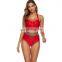 2020 Hot Sexy Woman Two Piece Beach Wear High Waist dot Bikini Swimsuit Swimwear