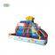 splashing water pool slide inflatable bouncy jumping castle with water pool slide