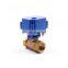 12v 24v 110v 220v stainless steel brass 2 two way electric motorized ball valve BSP NPT ball electric drain valve