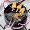 hot selling nonstick cast iron cookware sets 22cm mini deep fryer with a net