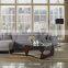 Creative Furniture Glass Triangle Transparent Glass Table Top With Flat Edge & Round Corner Small Coffee Table