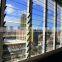 Aluminum jalousie louver polished edge glass for windows