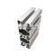 Aluminum T Slot Profiles 40120mm Half Round Shape Profile Extrusions 40120 Industrial Aluminium Profile Alloy 6063 T5 Square 6m