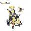 Pediatric Medical Equipment Baby Wheelchair Manual Aluminum for Children Rehabilitation Therapy Supplies 76*39*90cm TAW980LQF8