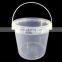 types of buckets 500ML 1L 2L 5L 10L plastic pails plastic jerry can