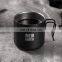 red earth New Design Top Quality 316ss Customer Logo Coffee Mug 360ml mug With Handle
