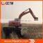 amphibious excavator for clearing obstacles at landslide and