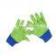 HANDLANDY Green Anti-bite Kids Cotton Dot Pattern Work Gloves,Breathable and Flexible Small Protective Gloves Kids