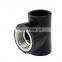 Male Threaded Connective Plastic Water Pipe Fittings Hot Fusion Female Thread Tee