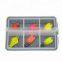 Copper Metal Fishing Lure Spoon Bait Vibration Artificial Hard Baits Spinner 6pcs/box