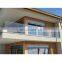 Foshan balcony manufacturer terrace glass U channel metal balustrade