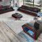 modern leather 1+2+3 couch living room sofa set with LED light