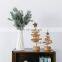 Home decor christmas tree ornament artificial xmas trees mini wooden decoration