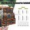 Solid Wood Hanging Chalkboard Decorative Display Wall Mounted Rustic Accent Crate Box for Party / Office / Bedroom / Kitchen