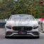 CLY Car Bodykit For S Class Coupe upgrade S65 AMG body kit For S-coupe W217 S320 S400 S450 bumper grille diffuser