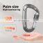 JRSGS Locking Carabiner for Hammock Locking Carabiner Climbing Clips 12kN Aluminium Snap Hook S7803