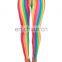 OEM Customized Spandex rainbow strips Sublimation girl leggings