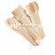 Disposable Bamboo Fork Spoon Knife Dinnerware Set High Quality Bamboo Disposable Cutlery Set