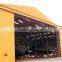 Low cost long span steel arch hangar