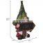 Outdoor Garden Dwarf Statue resin Dwarf Statue Carrying Magic Ball Solar Led Light Welcome Sign Gnome Yard Lawn Large Figurine