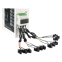 Acrel ADW200-D24-1S multi-channel din rail energy meter with buttons 1 way active pulse output