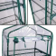 Greenhouse Replacement Cover 4-Tier Transparent PVC Outdoor Indoor Plants Cover With Roll-Up Zipper Door