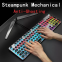 Fashion RGB Light Mechanical Gaming Wired Keyboards Internet Bar Games Electronic Competitions Alliances Luminous Keyboard