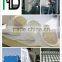 Glass fiber dust collector bag woven filter media